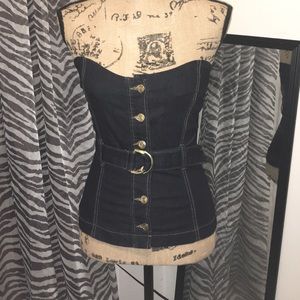 Cute Denim Corset